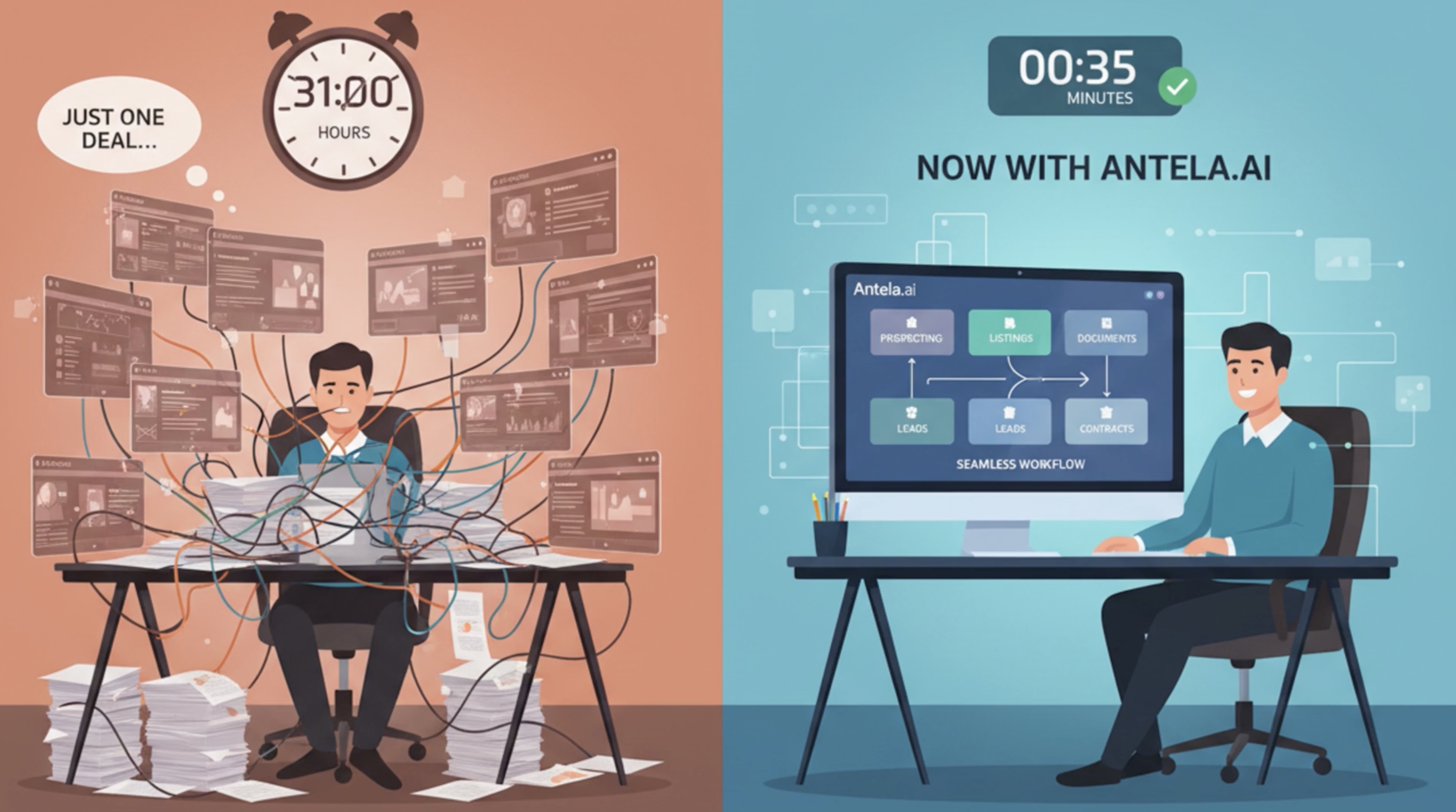 Antela platform preview for CRE brokerages
